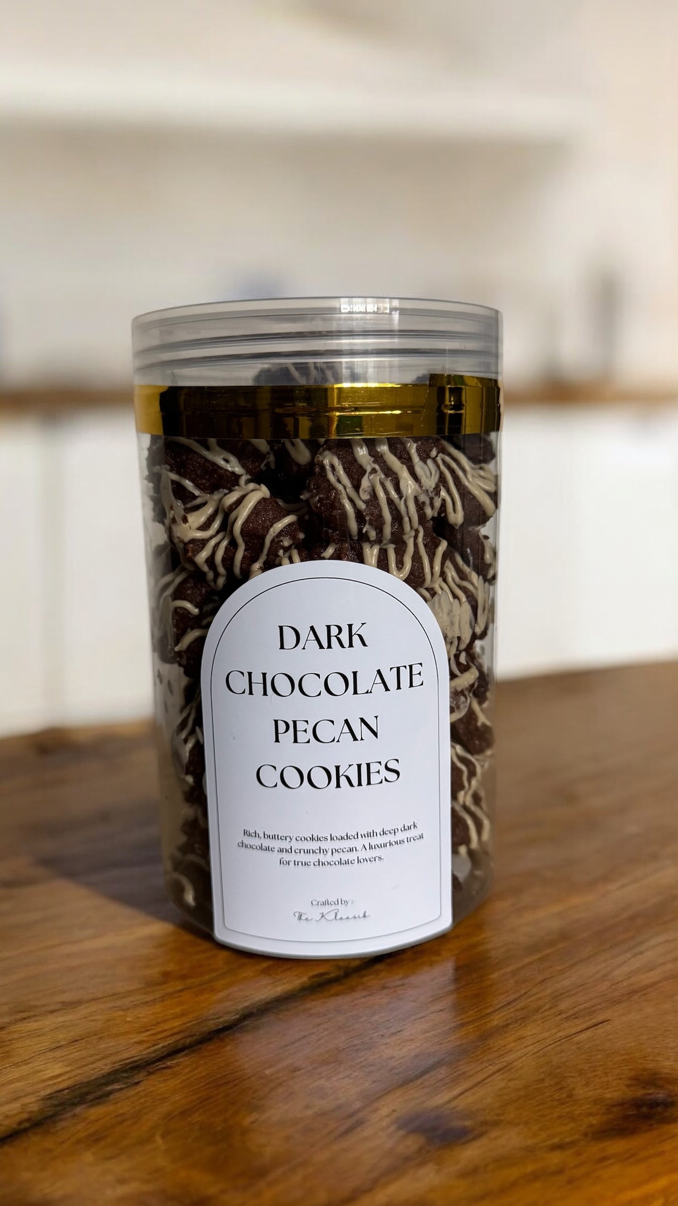 Dark Chocolate Pecan Cookies
