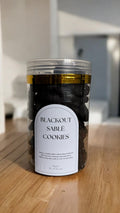 Blackout Sablé Cookies