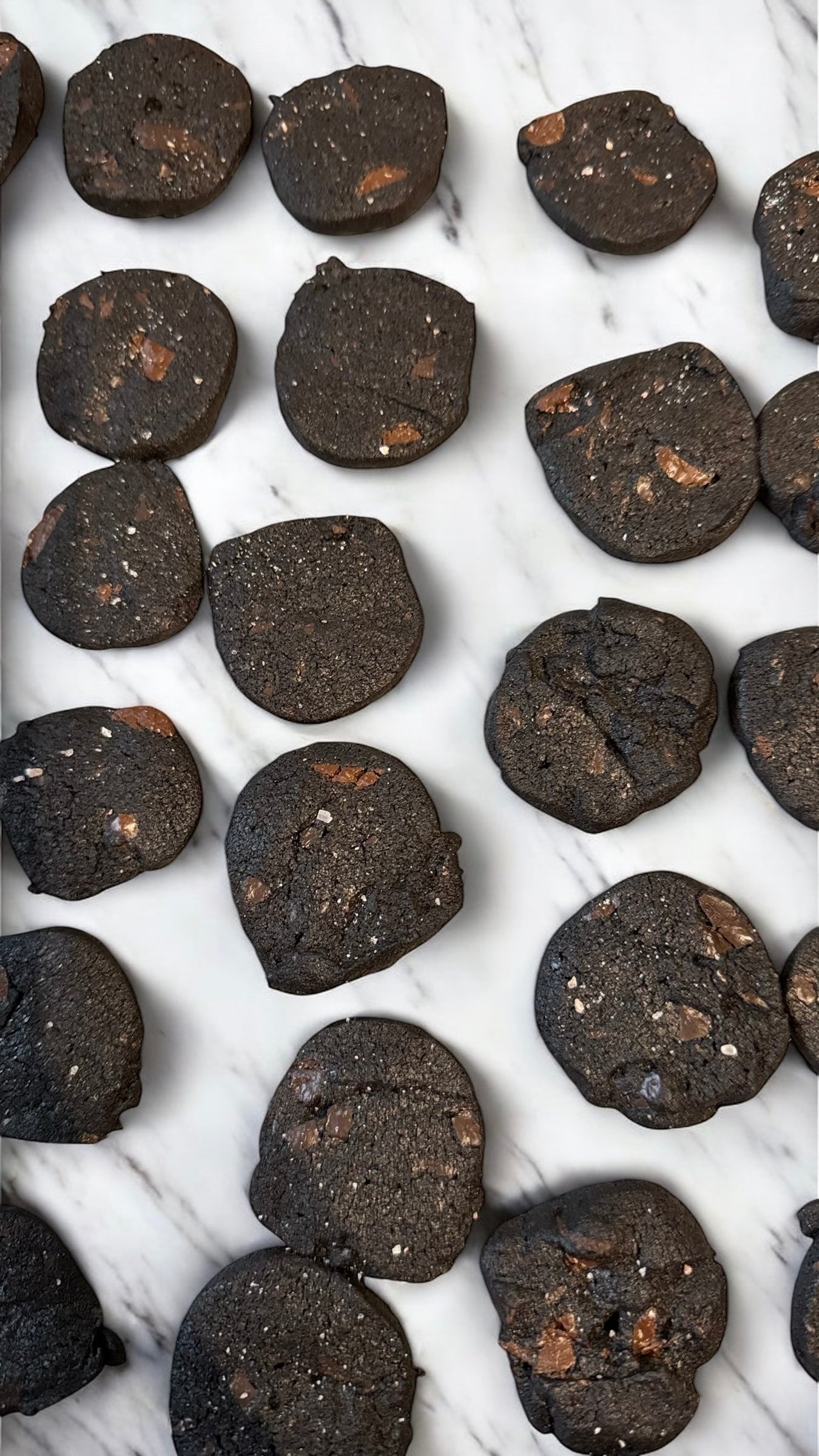 Blackout Sablé Cookies
